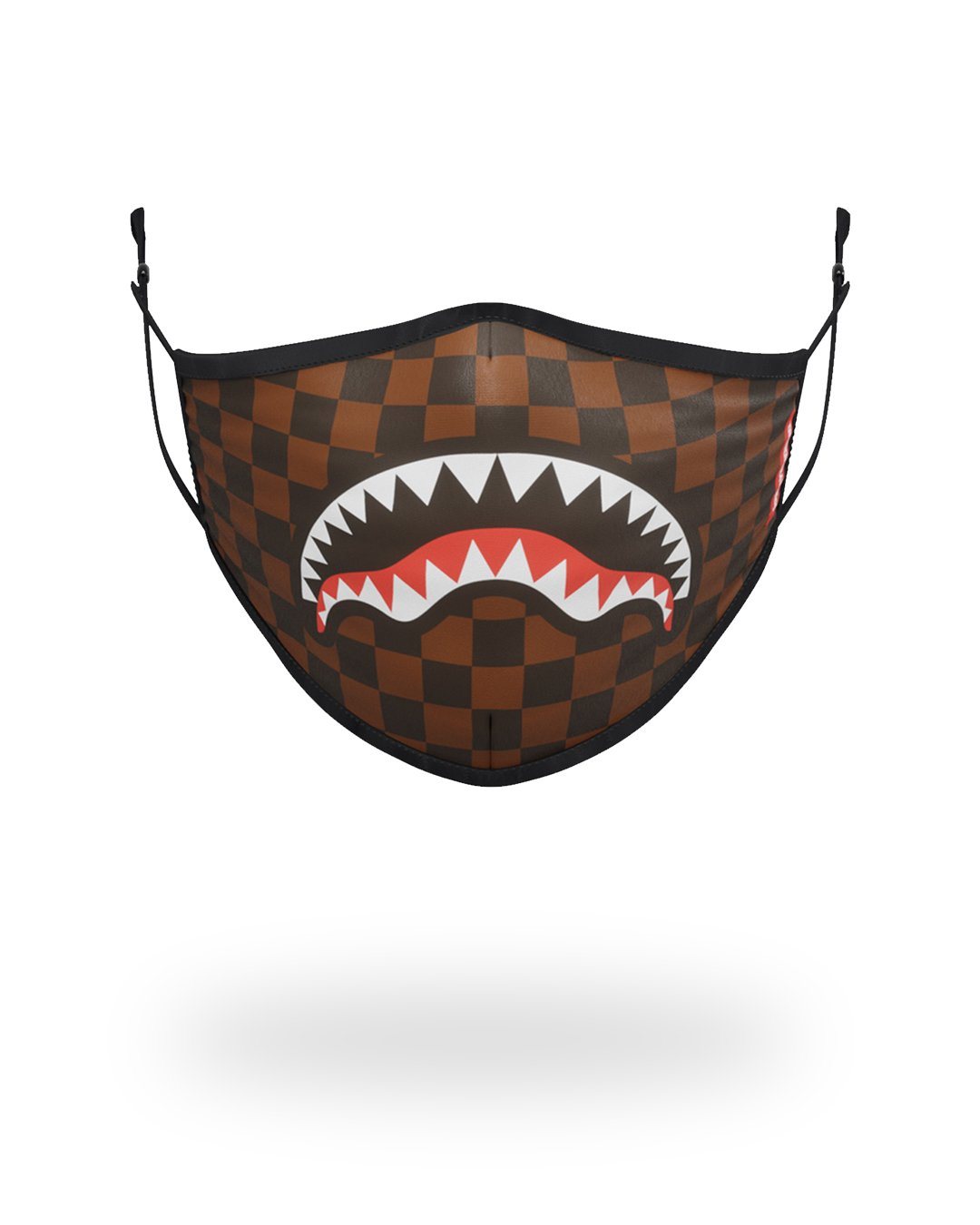 SHARKS IN PARIS (BROWN) FORM-FITTING MASK