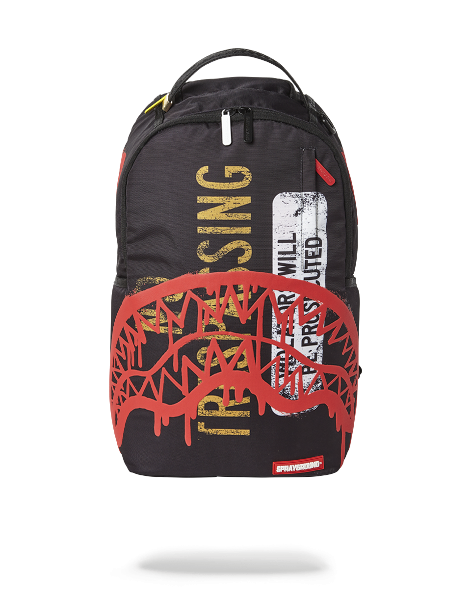 NO TRESPASSING BACKPACK