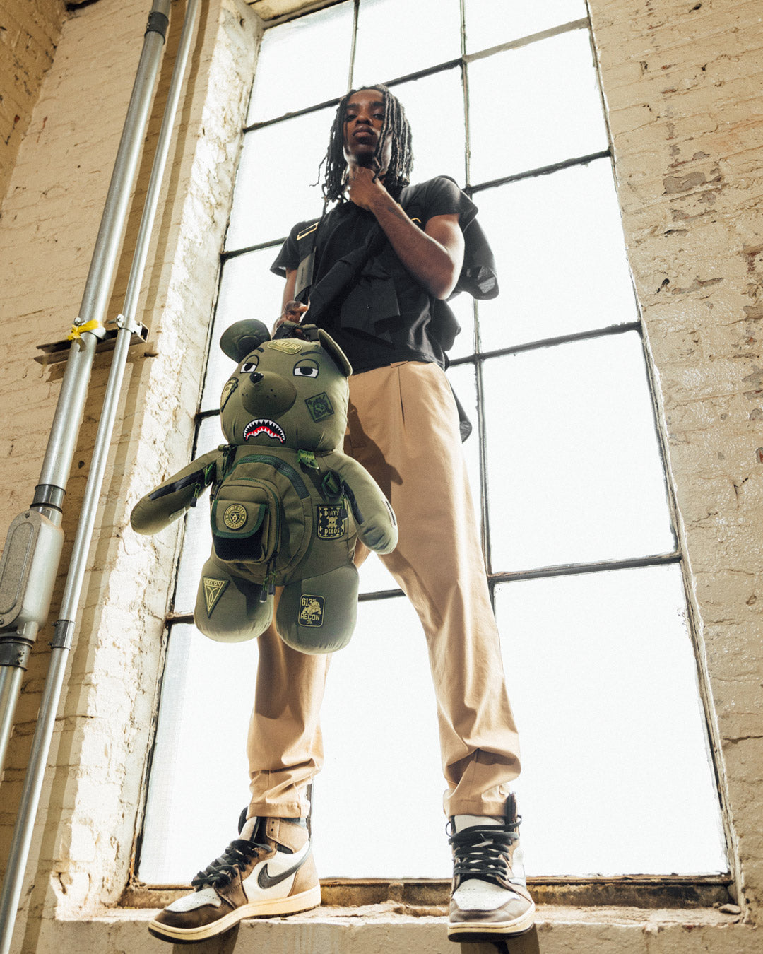 SPECIAL OPS FULL THROTTLE MONEYBEAR TEDDYBEAR BACKPACK