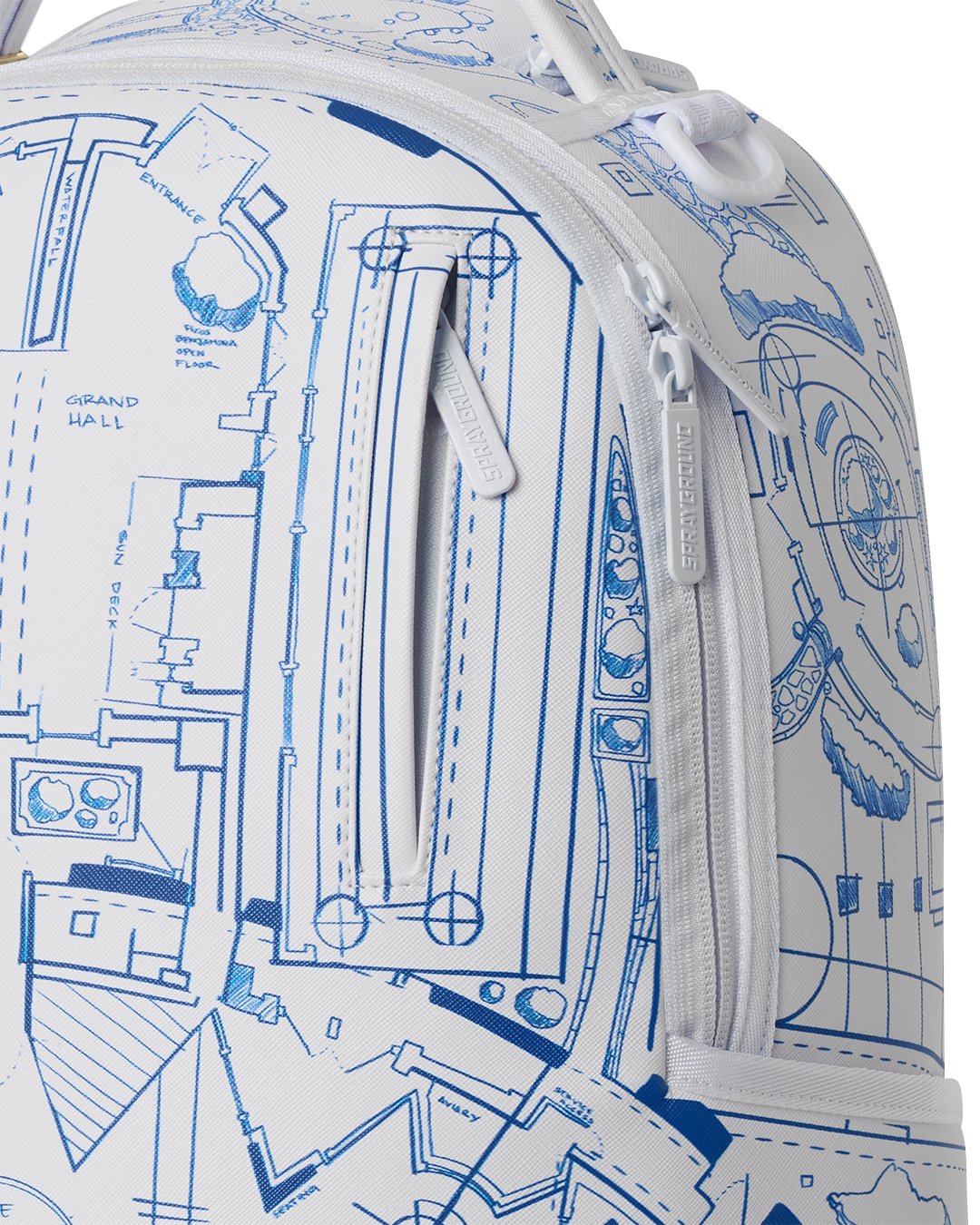 FRANK LLOYD WRIGHT COLLAB ARCHITECTURAL DRAWING BACKPACK